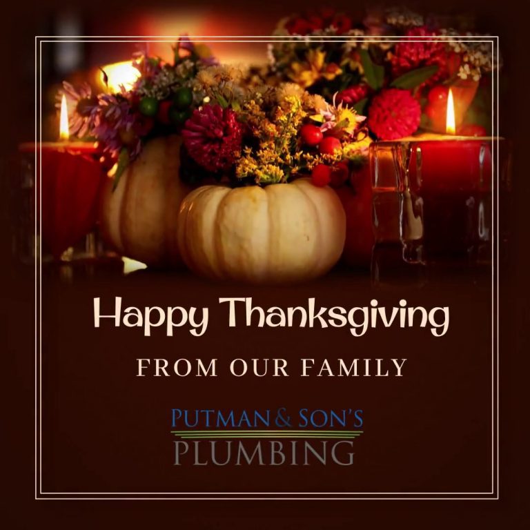 Putman & Sons Plumbing Wishes You a Happy Thanksgiving
