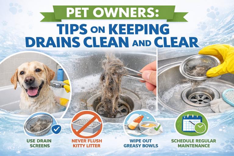 Pet Owners: Tips on Keeping Drains Clean and Clear