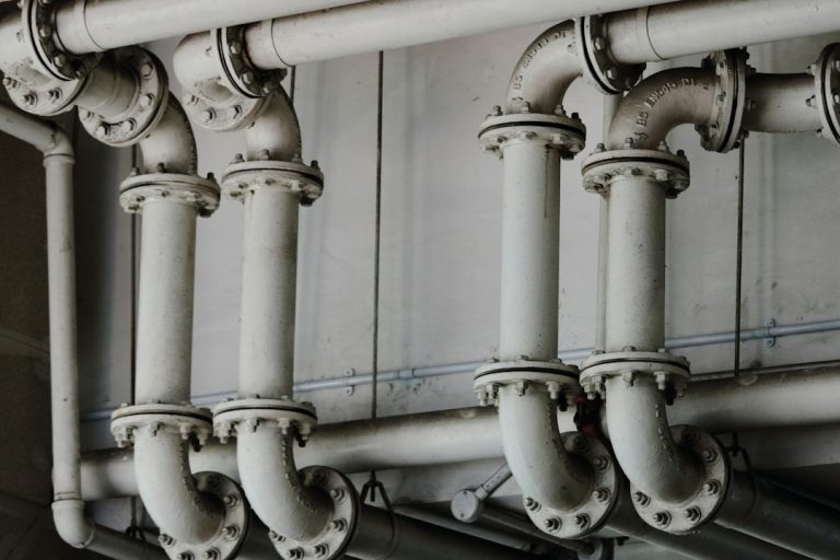 Older plumbing pipes that may need repair or replacement