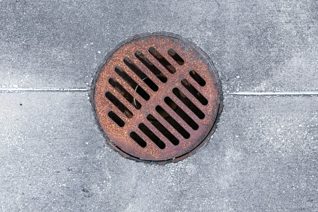 Floor drain that may develop odors or drainage problems in a basement